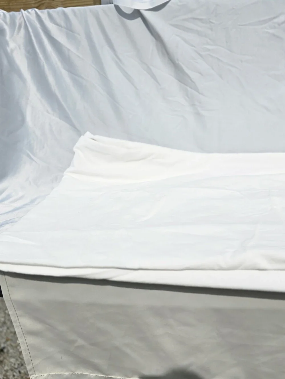 Quince 48x96 Room Darkening 100% Cotton Velvet Ivory 1 Panel Curtain 48